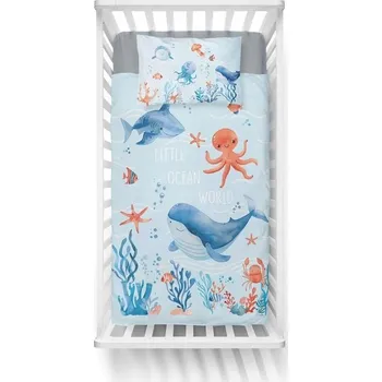 Povlečení Sada povlečení Detexpol 100 x 135 cm modrá