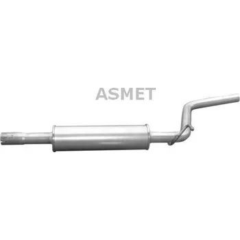Tlumič výfuku Střední tlumič výfuku ASMET 03.102