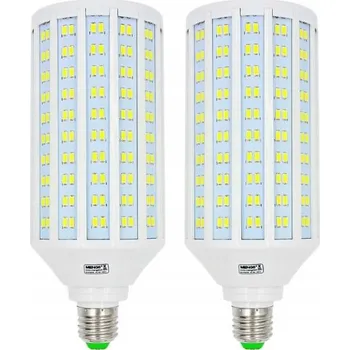 Žárovka LED žárovka 2ks E27 50W (ekvivalent 400W) teplá bílá