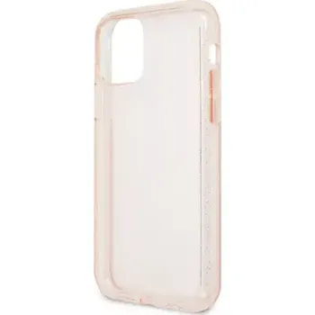 Pouzdro na mobilní telefon GUESS Glitter Zadní Kryt pro Apple iPhone 11 Pro růžová (3700740476048)
