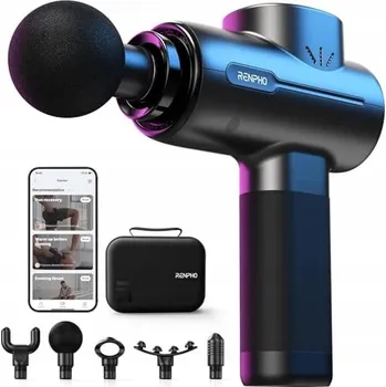 Masážní přístroj RENPHO Masážní pistole Bluetooth pro hloubkovou masáž svalů