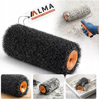 Malířský váleček Váleček na sádrové stěrky, špachtle, omítky - náhradní váleček, savý, silný 80x250 mm