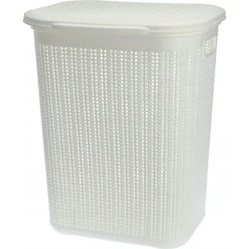 Koš na prádlo Volně stojící koš na prádlo Galicja 50l bílý