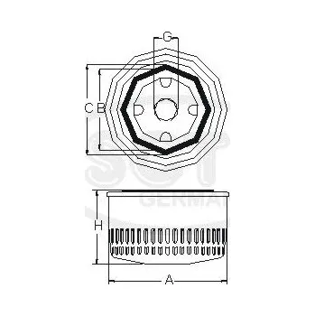 Olejový filtr Olejový filtr SCT - MANNOL SM 101