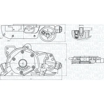 Motor automobilu Olejové čerpadlo MAGNETI MARELLI 351516000045