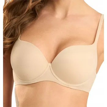 Dámské oblečení Podprsenka polovyztužená s kosticemi, široká ramínka, béžová Lormar 85B