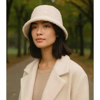 Klobouk Agrafka klobouk bucket béžový, velikost 57