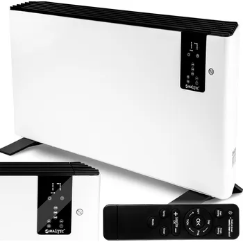 Přímotop ELEKTRICKÝ KONVEKTOROVÝ OHŘÍVAČ TERMOSTAT DÁLKOVÉ OVLÁDÁNÍ ČASOVAČ VYSOKÝ VÝKON 2400W