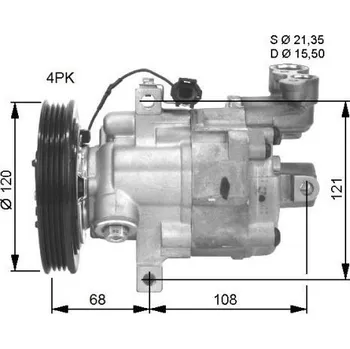 Kompresor klimatizace Kompresor, klimatizace NRF 32461G
