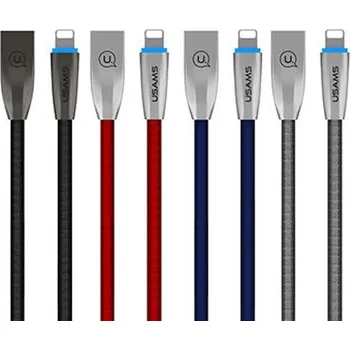 Datový kabel Kabel Usams USB - Apple 30-pin 1,2 m modrý