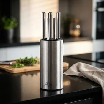 Sada kuchyňských nožů v ocelovém bloku GERLACH AMBIENT 5 ks