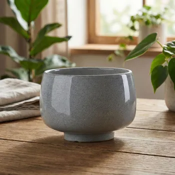 Obal na květináč Obal MONDEX NEVA 23 × 16 cm šedý