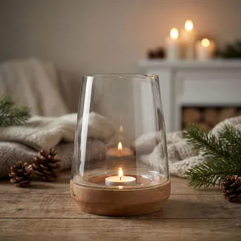 Svícen Svícen na čajovou svíčku MONDEX 19,5 cm přírodní