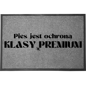 Rohožka VSTUPNÍ ROHOŽKA ŠEDÁ 40X60 CM KE DVEŘÍM VTIPNÁ ZÁBAVNÁ OCHRANA PREMIUM