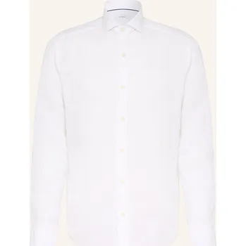 Pánská košile Eton Pánská Lněná Košile Casual Fit, bílá, 40