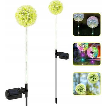 Venkovní osvětlení SOLÁRNÍ LAMPY KVĚTINY LED 71CM 2X ZMĚNA BAREV IP65 DEKORACYJNE