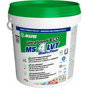 Průmyslové lepidlo Lepidlo na vinylové panely Mapei Ultrabond Eco MS 4 LVT Wall & Floor 7 kg