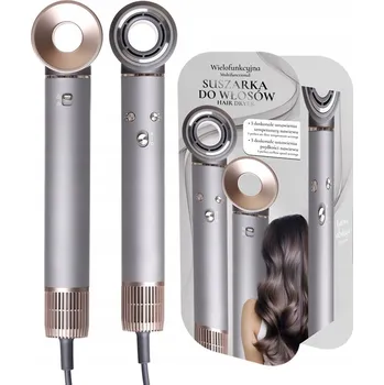 Fén Fén na Vlasy 5v1 pro Kulmování, Narovnávání a Úpravu s Ionizací a Regulací Výkonu 1300W