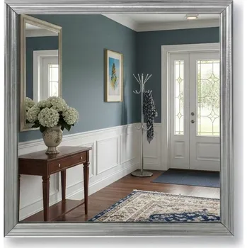 Zrcadlo Zrcadlo Klasické Duša | 40 cm x 40 cm | + Zlatý Rámeček | 2