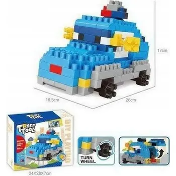 ostatní stavebnice STAVEBNICE POLICEJNÍ AUTO 174 DÍLKŮ