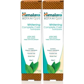 zubní pasta Himalaya Botanique Bělící Zubní Pasta s Příchutí Máty Bez Fluoridu 2 ks