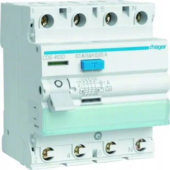 vypínač Nadproudový spínač Hager 400 V IP20 63 A