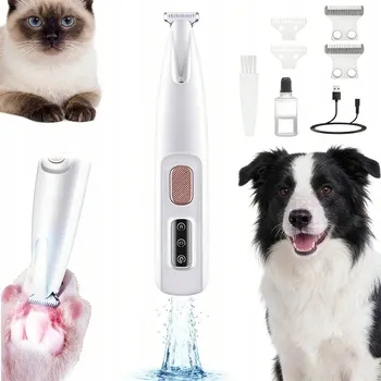 Kosmetika pro psa ZASTŘIHOVAČ SRSTI PRO PSY A KOČKY, STROJEK NA SRST, TICHÝ PROVOZ S LED, VODĚODOLNÝ