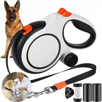 Vodítko pro psa Vodítko treningové vodítko Bedee materiál 8 m