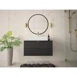 Skříňka pod umyvadlo PALBAN - černá + umyvadlo a sifon ZDARMA