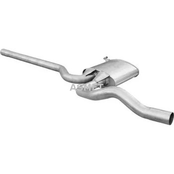 Tlumič výfuku Střední tlumič výfuku ASMET 04.077