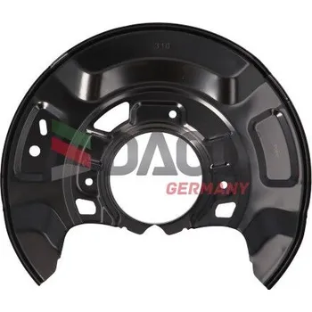 Brzdový kotouč Ochranný plech proti rozstřikování, brzdový kotouč DACO 613941