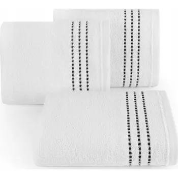 Ručník Ručník 70x140 Fiore bílý 500 g/m2 Eurofirany