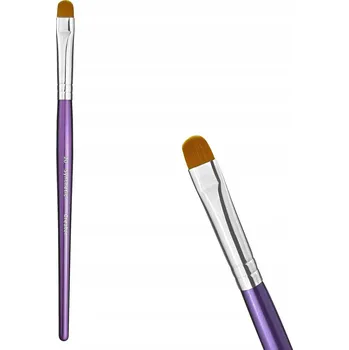 Kosmetický štětec Štěteček na obočí Creator Synthetic č. 20 široký kulatý, fialová rukojeť