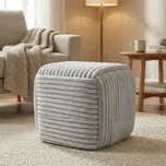 Puf MONDEX WIKI 43×43×38 cm šedý