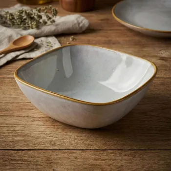 Čtvercová miska MONDEX BASIC NATURE 15 cm 410 ml