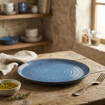 Talíř Talíř MONDEX BASIC NATURE 27,5 cm modrý