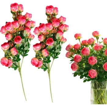 umělá květina 2x PIVOŇKA UMĚLÁ 83 CM KYTICE XL PIVOŇKA UMĚLÉ KVĚTINY JAKO ŽIVÉ 2KS