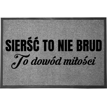 Rohožka ŠEDÁ VSTUPNÍ ROHOŽKA 60X40 CM – PODLAHOVÁ, PŘED DVEŘE. SRST NENÍ ŠPÍNA!