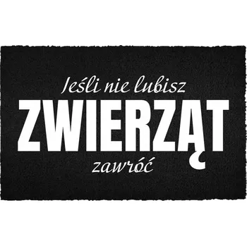 Rohožka KOKOSOVÁ ROHOŽKA ČERNÁ VSTUPNÍ ČISTICÍ ZÓNA 60X40CM - OTOČTE SE, POKUD...