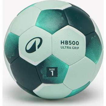 Míč na házenou KIPSTA Házenkářský míč HB500 Ultragrip velikost 1 1 MODRÁ|ZELENÁ
