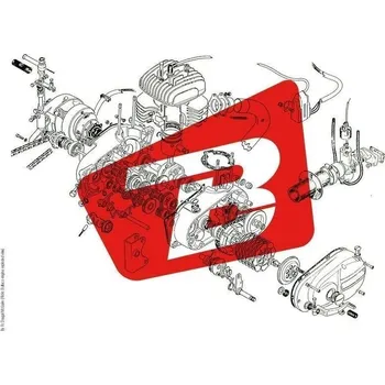 Motodíl MIVV Držák náhradního dílu 50.SS.1181.0 50.SS.1181.0