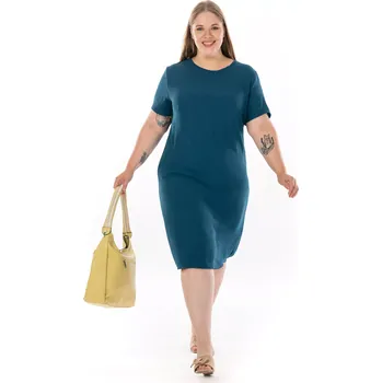 Dámské šaty Dámské šaty ROMANA 38 Petrolejová