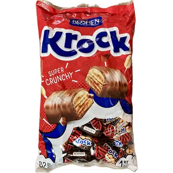 Bonbon Bonbóny Roshen Krock 1 kg se slaným karamelem a arašídy