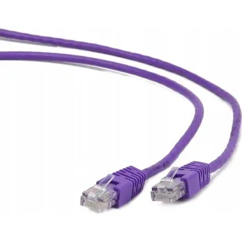Síťový kabel GEMBIRD Patch kabel RJ45, lisovaná koncovka, kategorie 5e UTP, 2 m, fialový