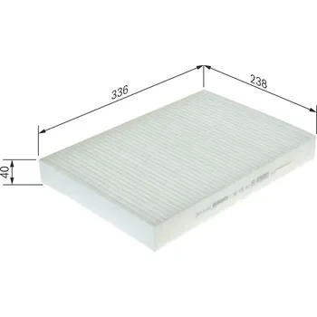 Klimatizace automobilu Filtr, vzduch v interiéru BOSCH 1 987 435 103