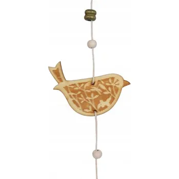 Obraz Dřevěná velikonoční závěska ptáček