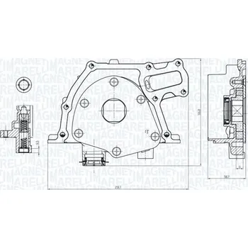 Motor automobilu Olejové čerpadlo MAGNETI MARELLI 351516000017