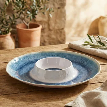 Servírovací tác s miskou melaminový MONDEX 35 cm