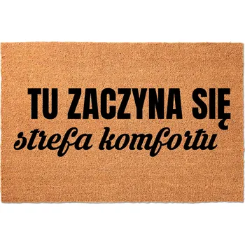 Rohožka KOKOSOVÁ ROHOŽKA PŘED DVEŘE 60X40CM - ZÓNA KOMFORTU