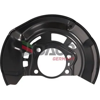 Brzdový kotouč Ochranný plech proti rozstřikování, brzdový kotouč DACO 613928